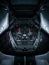 2019+ Ferrari SF90 OEM Style Engine Compartment Cover Plate - Dry Carbon Fiber