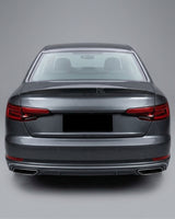 2017–2019 Audi A4 S-Line / S4 B9 Sedan Single Deck Rear Trunk Spoiler – Carbon Fiber
