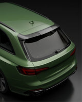 2017–2024 Audi RS4 B9 Avant Single Deck Rear Window Wing Spoiler – Dry Carbon Fiber