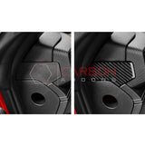 2024+ S650 Mustang Real Carbon Fiber Dash Side Panel Upper Trim Overlay