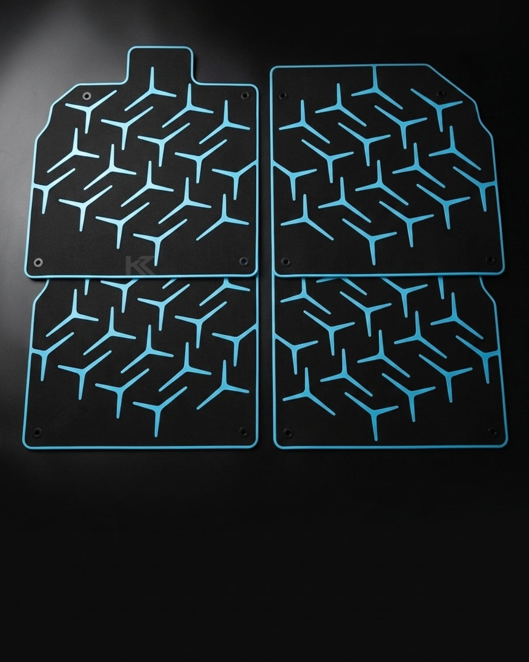 2011–2022 Lamborghini Aventador SVJ Style Floor Mats – Dry Carbon Fiber & Alcantara