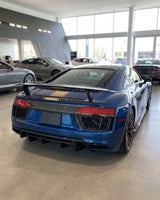 2016–2018 Audi R8 V10 & V10 Plus Coupe Custom Ducktail Rear Wing Spoiler – Dry Carbon Fiber