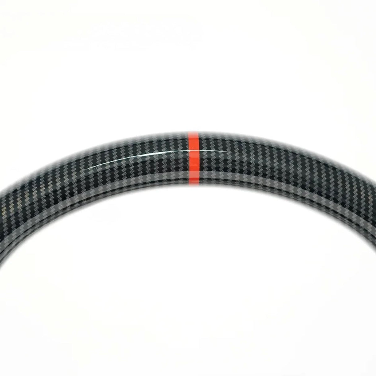 Corvette C6 Flat Bottom Steering Wheel – Hydro-Dip Carbon Fiber Woodgrain Finish (2007–2013)