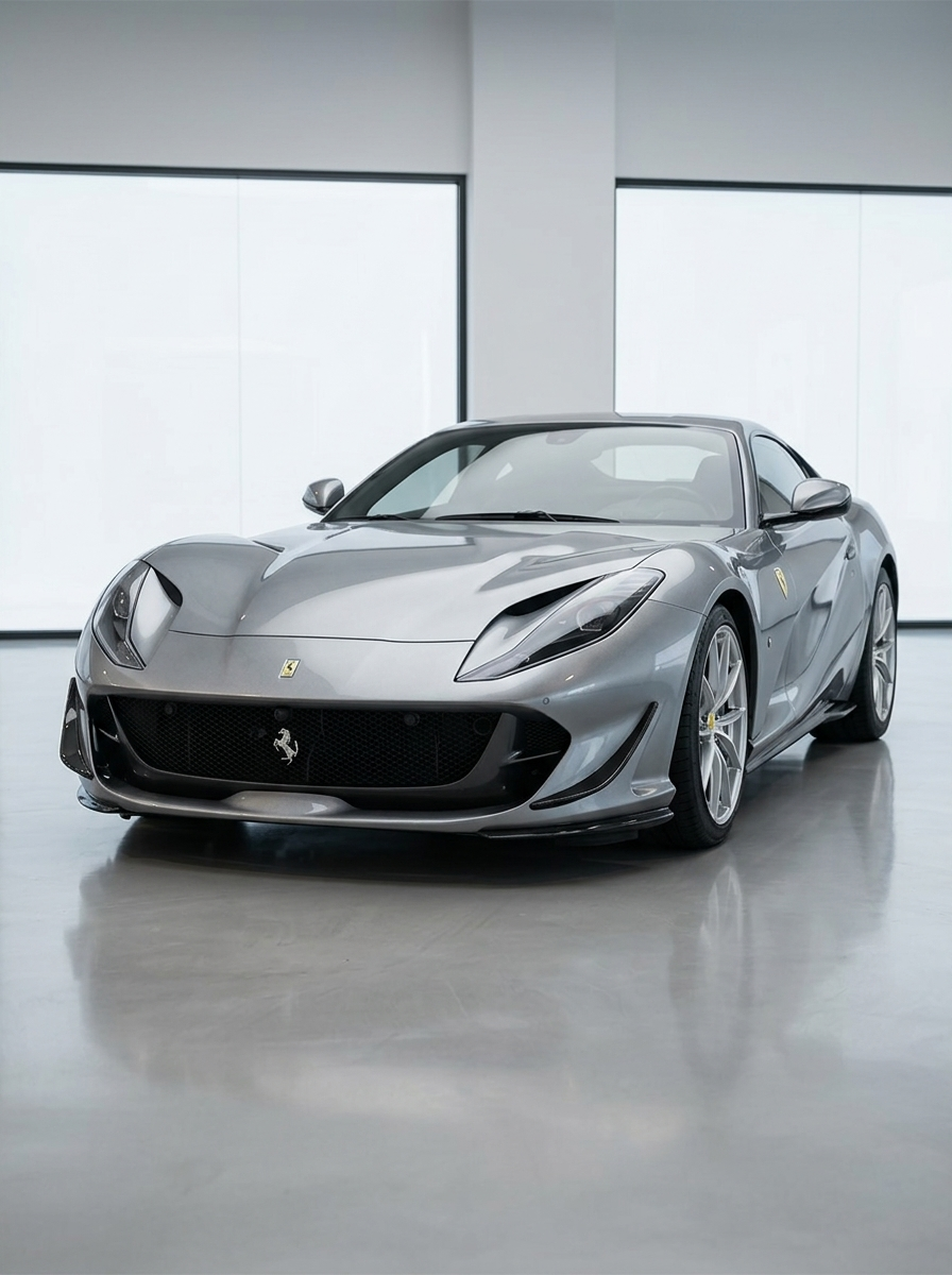 2017 - 2020 Ferrari 812 Superfast GTS OEM Style Front Canards - Dry Carbon Fiber