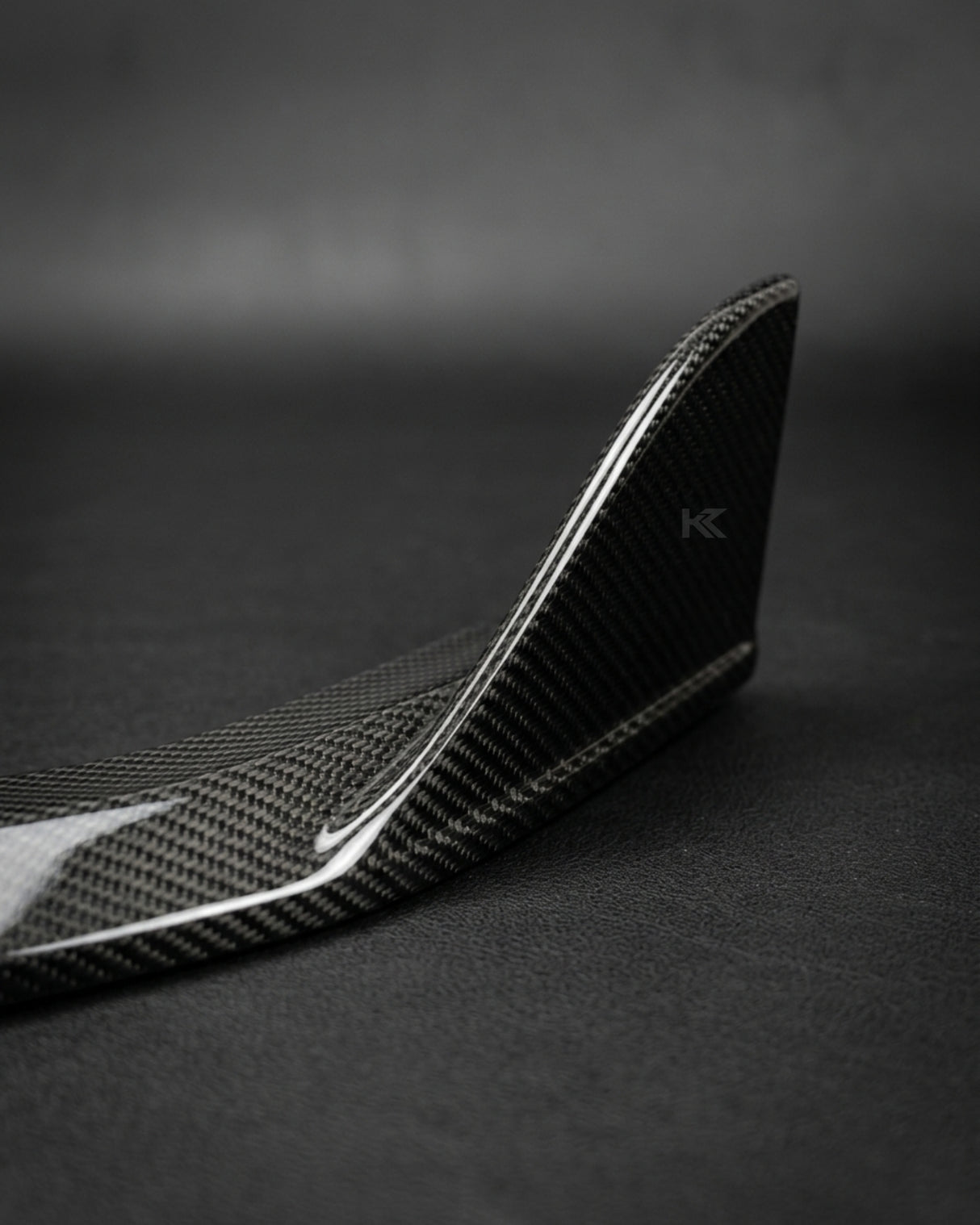 2017–2019 Audi A5 S-Line / S5 B9 Front Bumper Diffuser Lip – Carbon Fiber