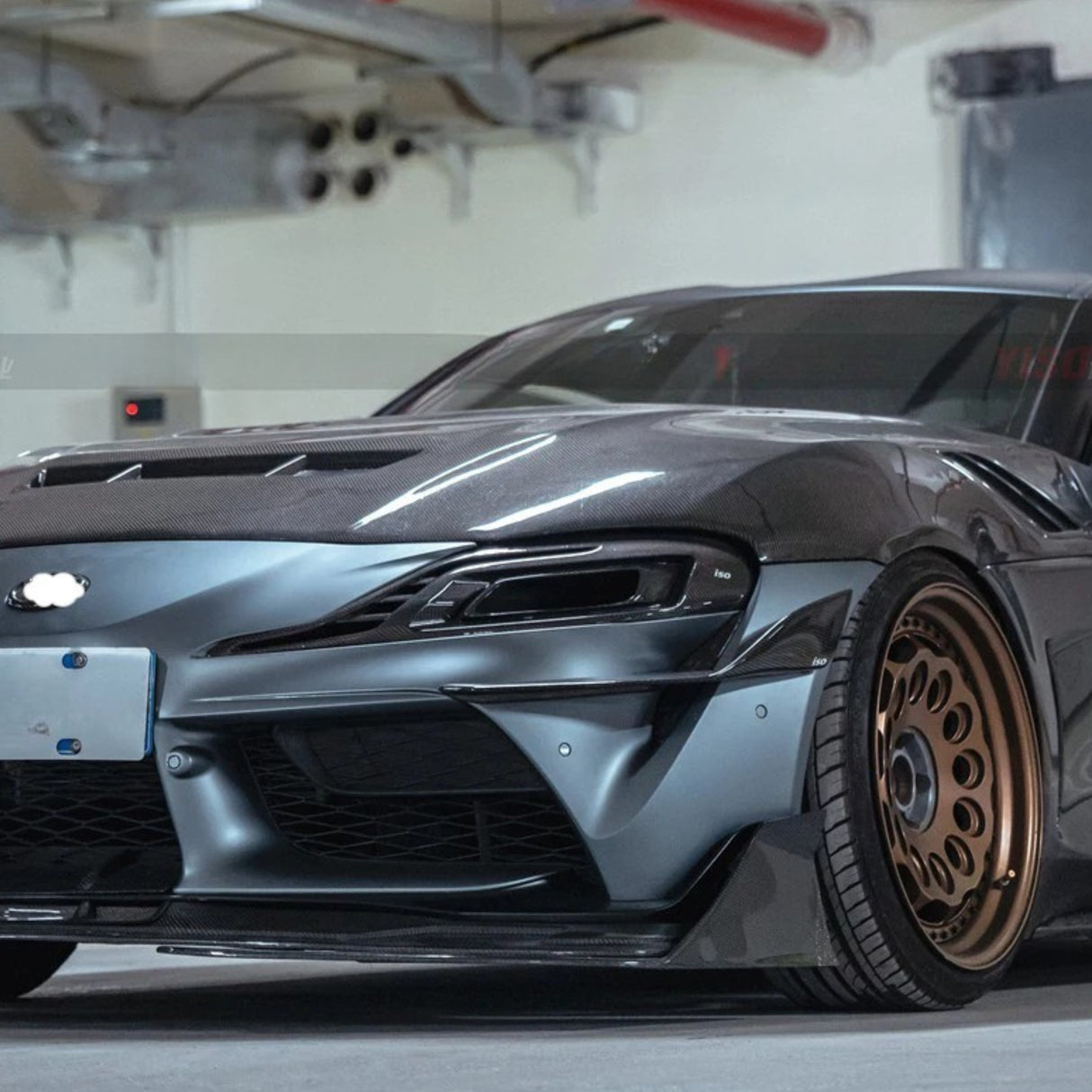 Carbon Fiber Intake Headlight Duct Cover – Toyota Supra A90 Aero Kit