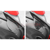 Real Carbon Fiber Door Jamb Triangle Trim Overlay for 2024+ Ford Mustang