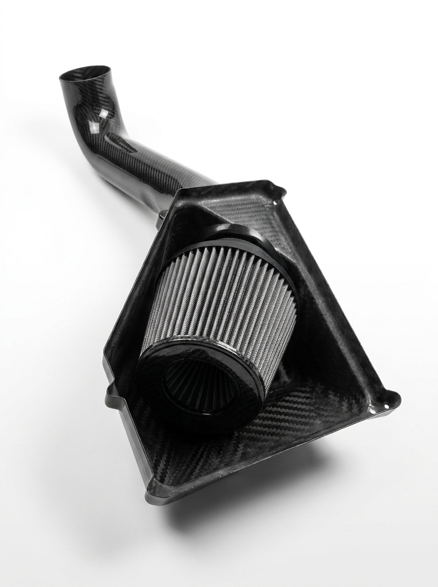 BMW M3 M4 Competition G80 G82 S58 3.0T Dry Carbon Fiber High Flow Cold Air Intake System 2021+ OE KD4235