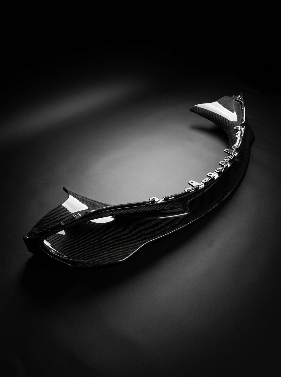 McLaren 720S Spider Dry Carbon Fiber Front Lip Splitter OEM Style 2017 - 2019