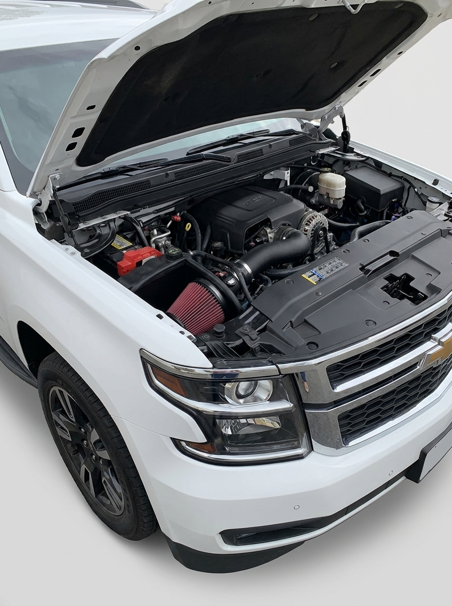 Chevrolet Silverado Suburban Tahoe GMC Sierra Yukon Cadillac Escalade 5.3L 6.2L V8 Cold Air Intake System 2014 - 2020 OE KD4293BK