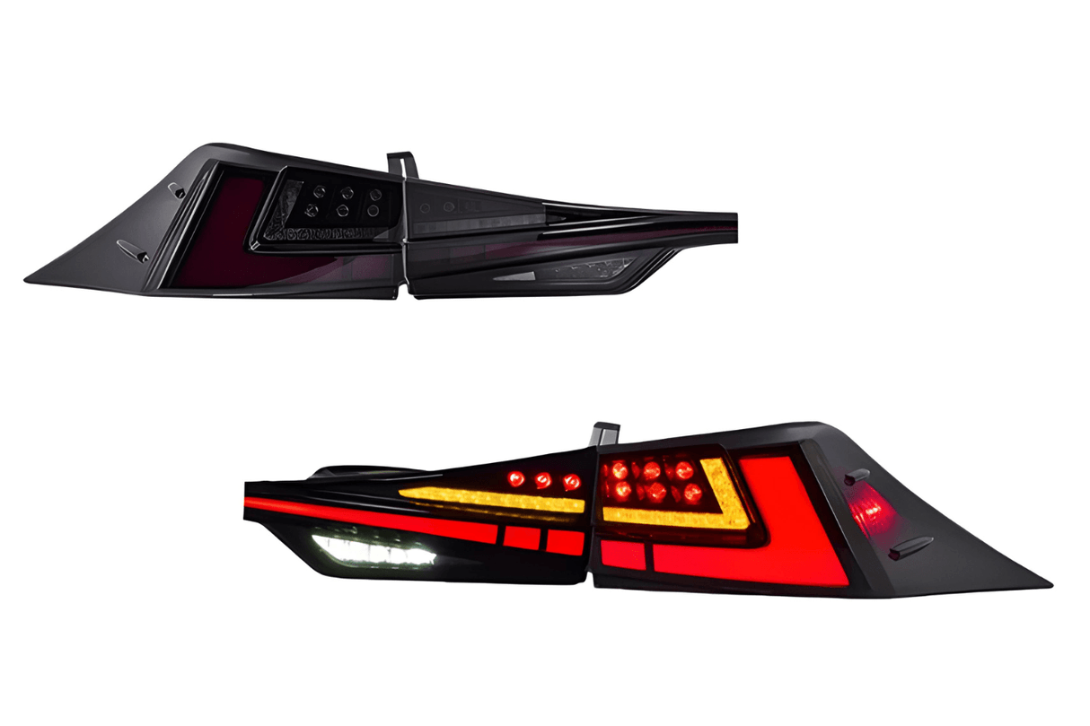 Lexus IS 300h Modern Tail Light Upgrade (RGB Color Changing) LED Tail Lights (2014-2020) - K2 Industries
