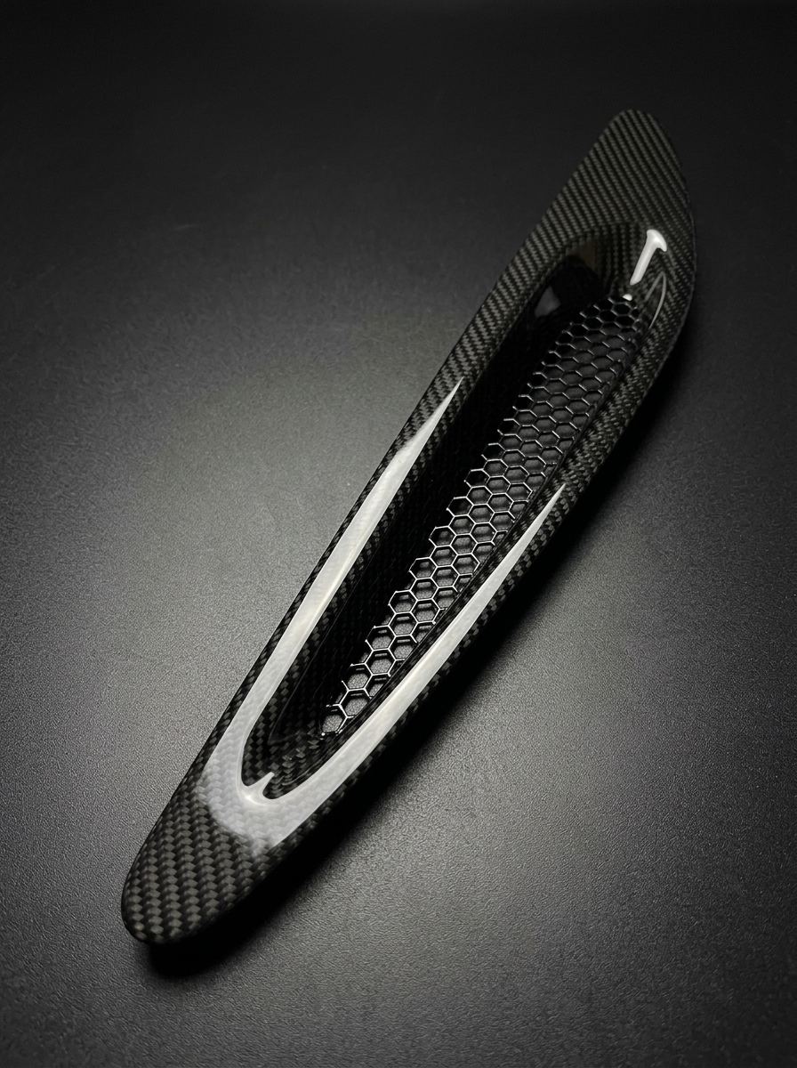 McLaren 720S Spider Dry Carbon Fiber Hood Vents OEM Style 2017 - 2019