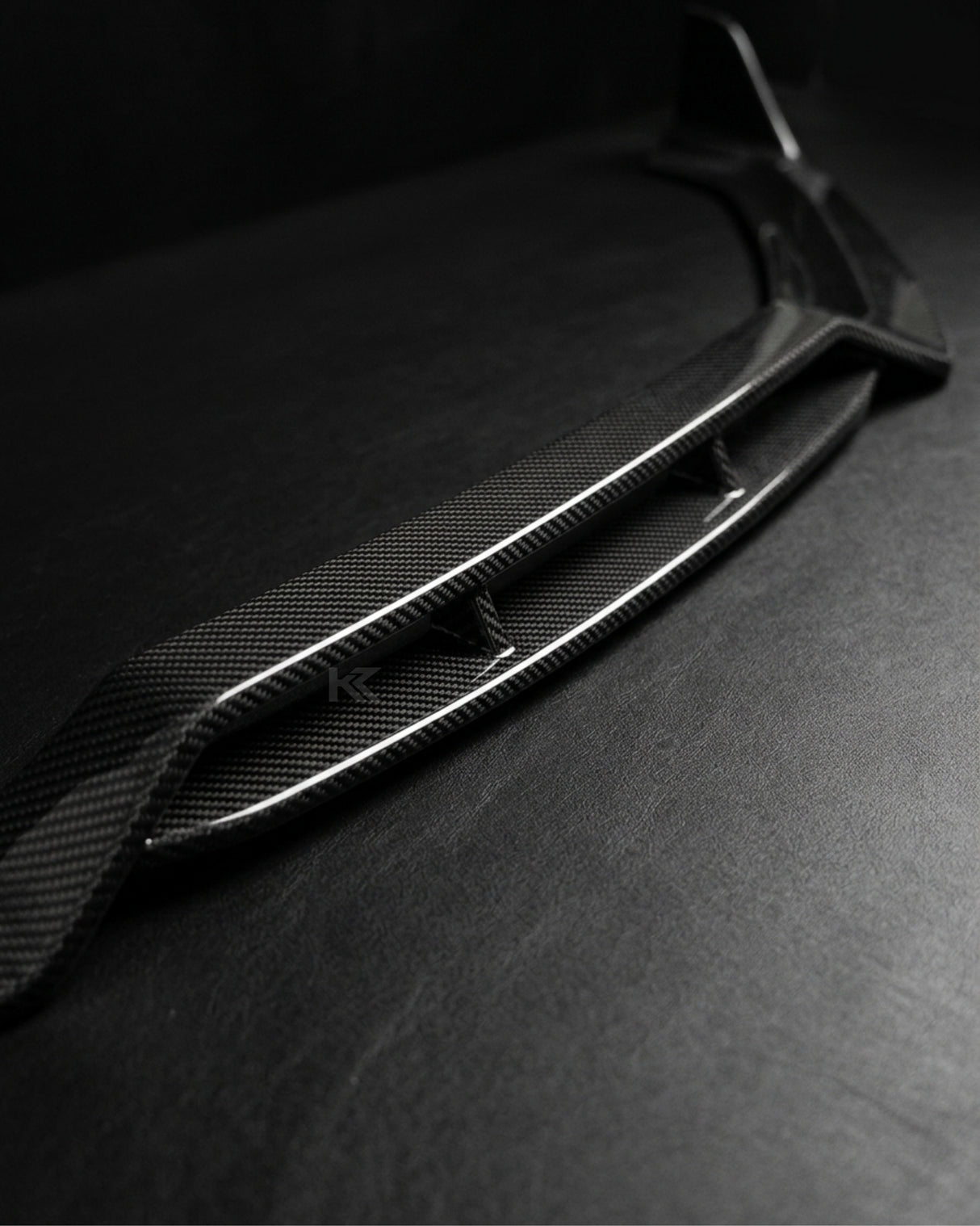 2017–2019 Audi A4 S-Line / S4 B9 Sedan Front Valance Lip – Carbon Fiber