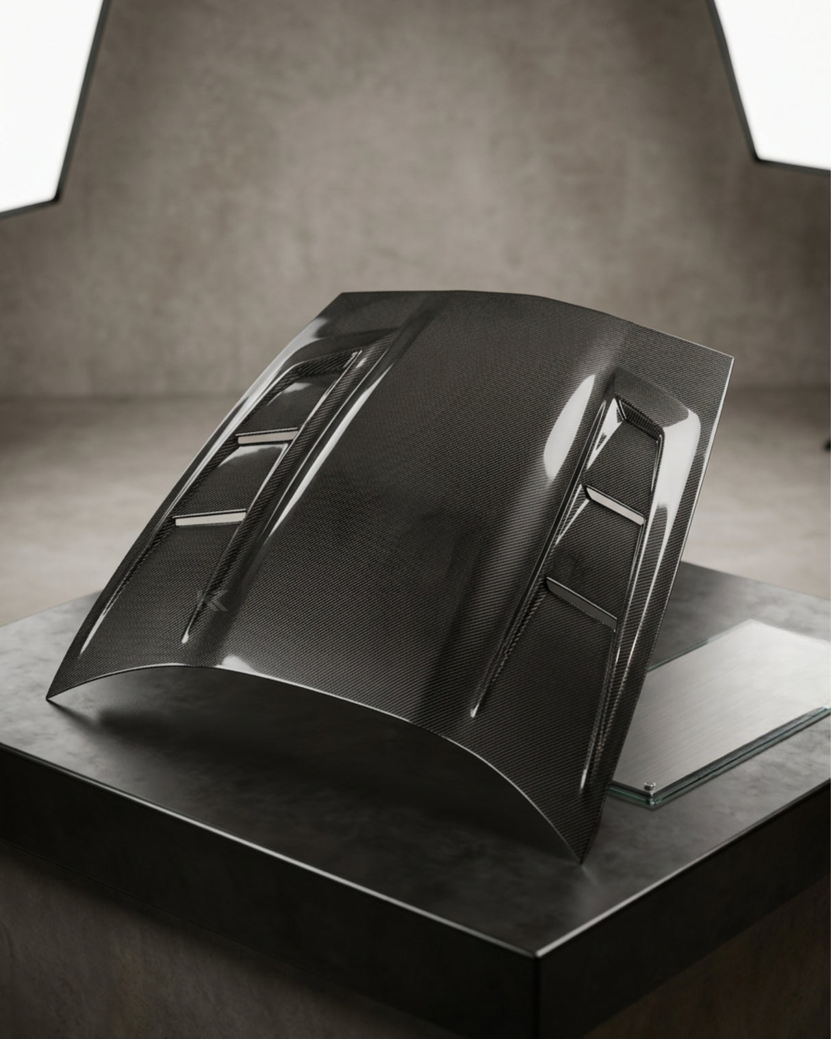 2005–2013 Chevrolet Corvette C6 H-Design Style Hood – Carbon Fiber