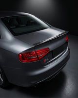 2013–2016 Audi A4 S-Line / S4 B8.5 Sedan Ducktail Style Rear Trunk Spoiler – Carbon Fiber