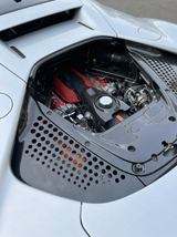 2019+ Ferrari SF90 OEM Style Bolt-On Engine Cover - Dry Carbon Fiber