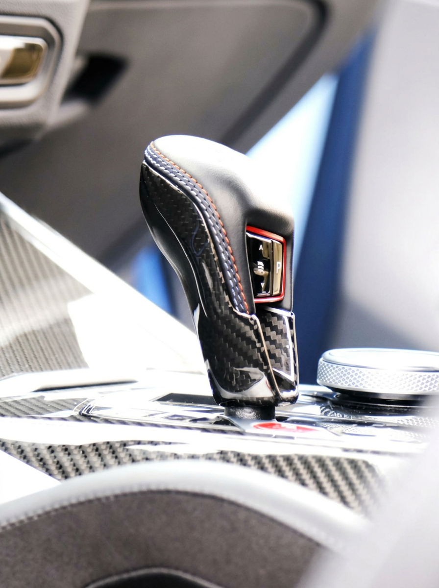 BMW 3/4 Series G80/G81/G82/G83/G87 Carbon Fiber Gear Knob (2021+)