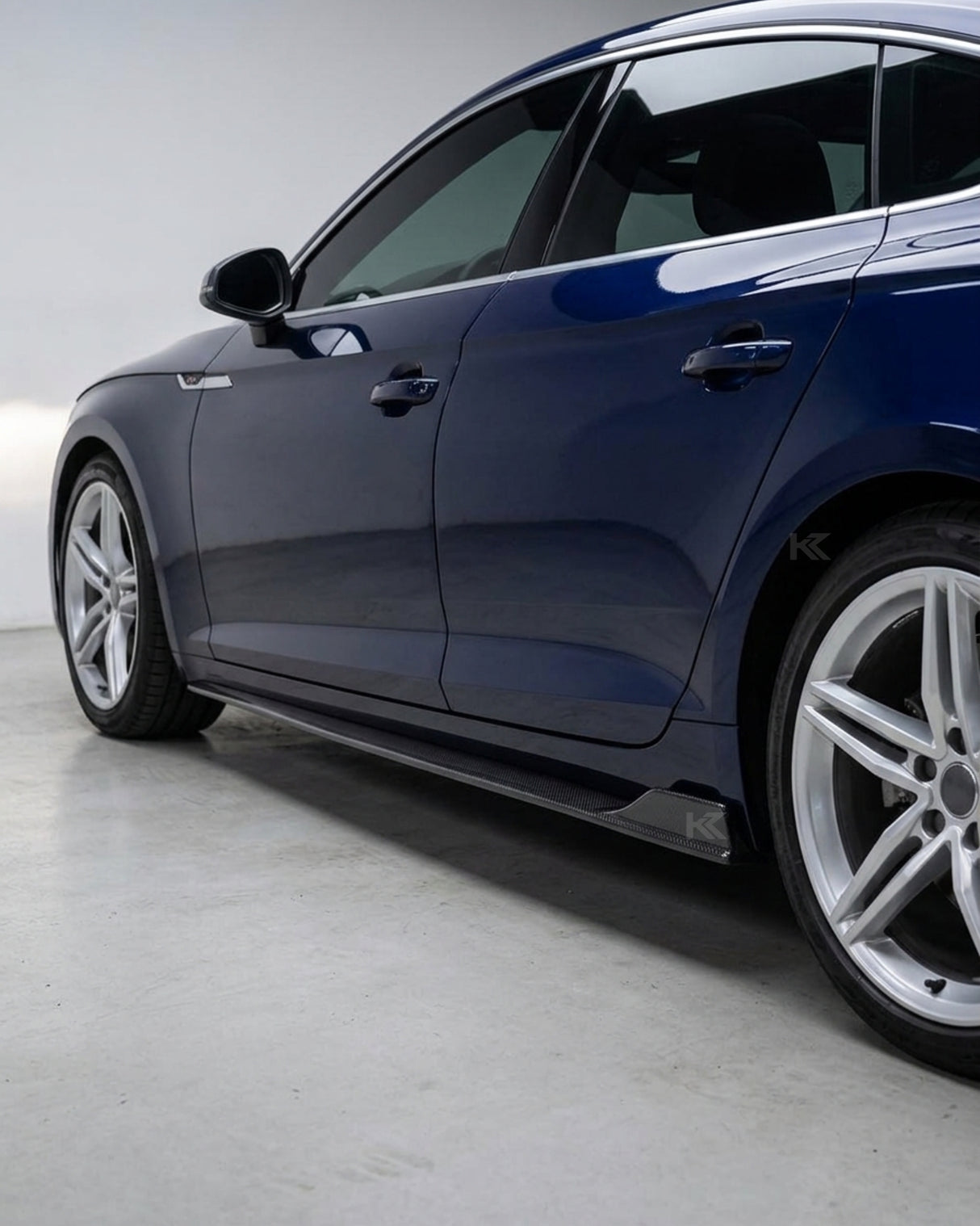 2017–2019 Audi A5 / S5 B9 Sportback Side Skirt Extensions – Carbon Fiber