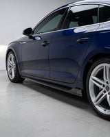 2017–2019 Audi A5 / S5 B9 Sportback Side Skirt Extensions – Carbon Fiber