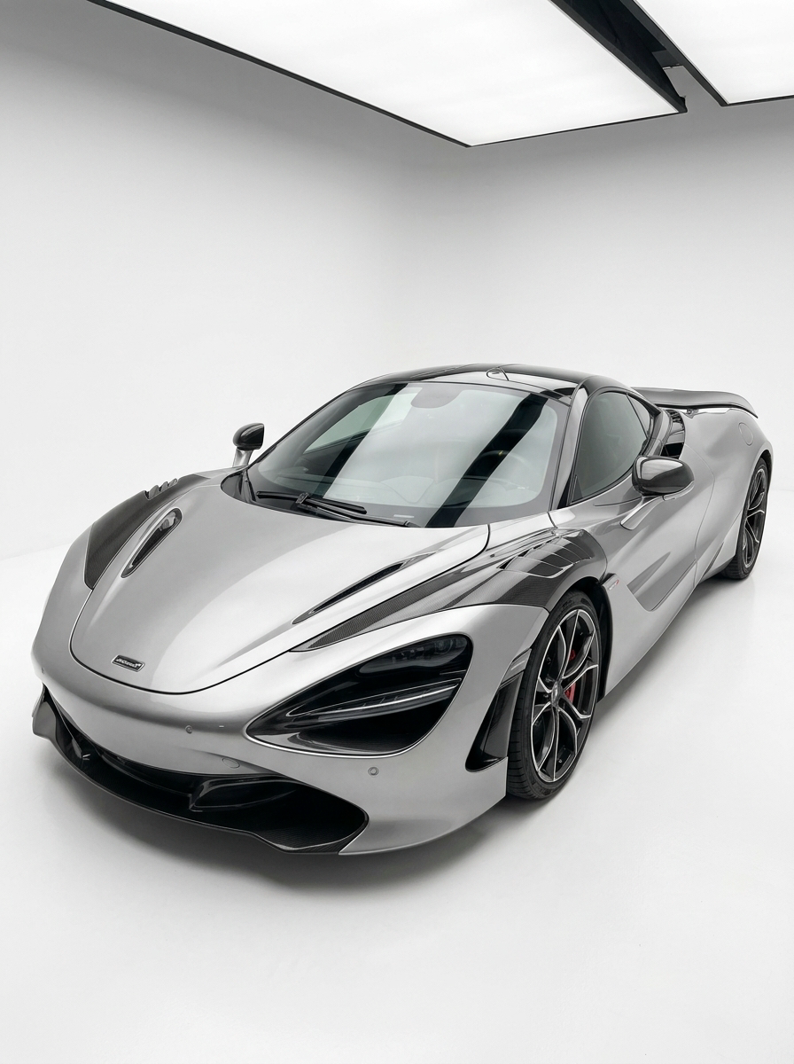 McLaren 720S Spider Dry Carbon Fiber Fenders Polished Finish 2017 - 2019 Pair