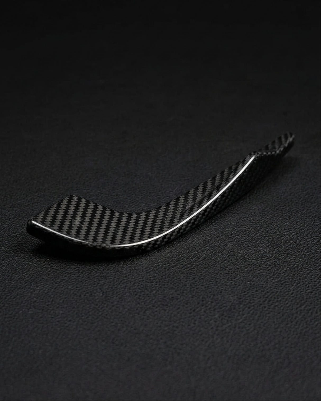 2017–2019 Audi RS3 8V Sedan Front Bumper Fins – Carbon Fiber