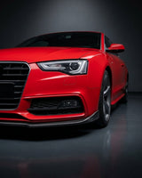 2013–2016 Audi A5 Quattro B8.5 Coupe Front Bumper Lip – Carbon Fiber