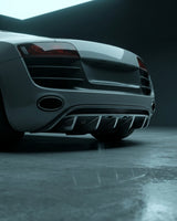 2010–2015 Audi R8 V8 / V10 Coupe Type 42 Rear Bumper Diffuser – Carbon Fiber