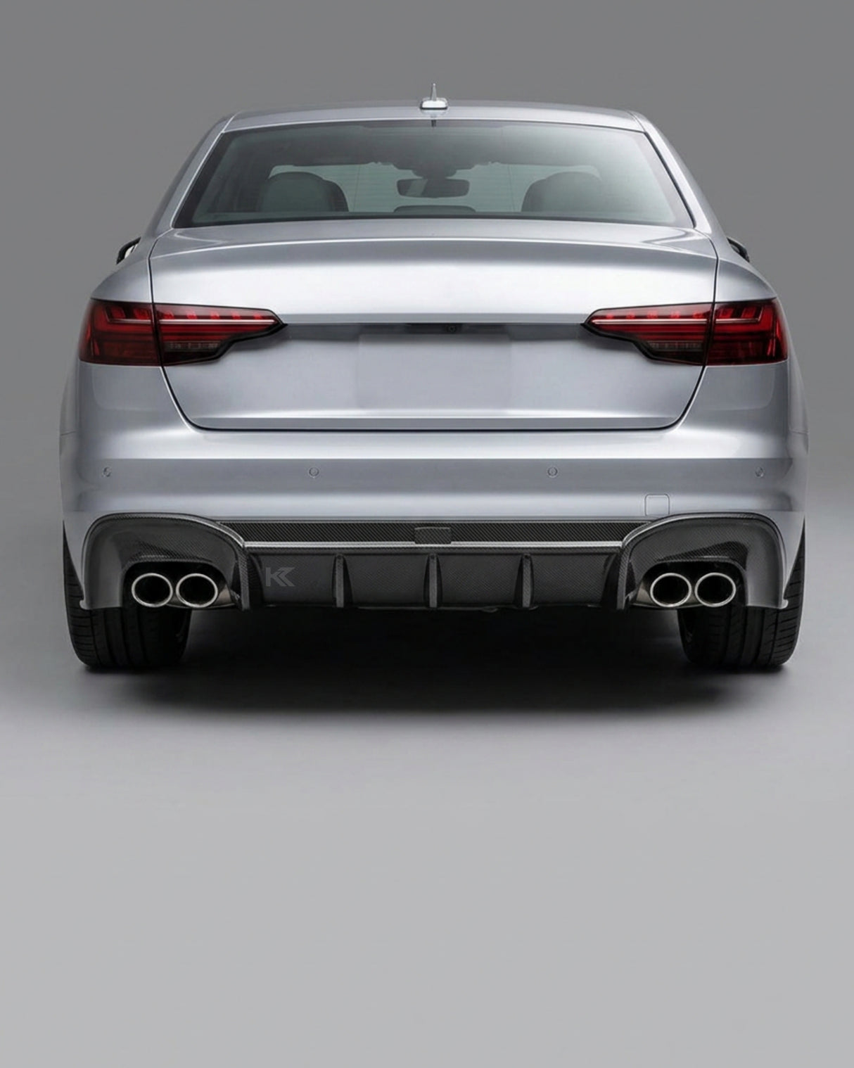 2020–2021 Audi A4 S-Line / S4 B9 Rear Diffuser – Pre-Preg Dry Carbon Fiber