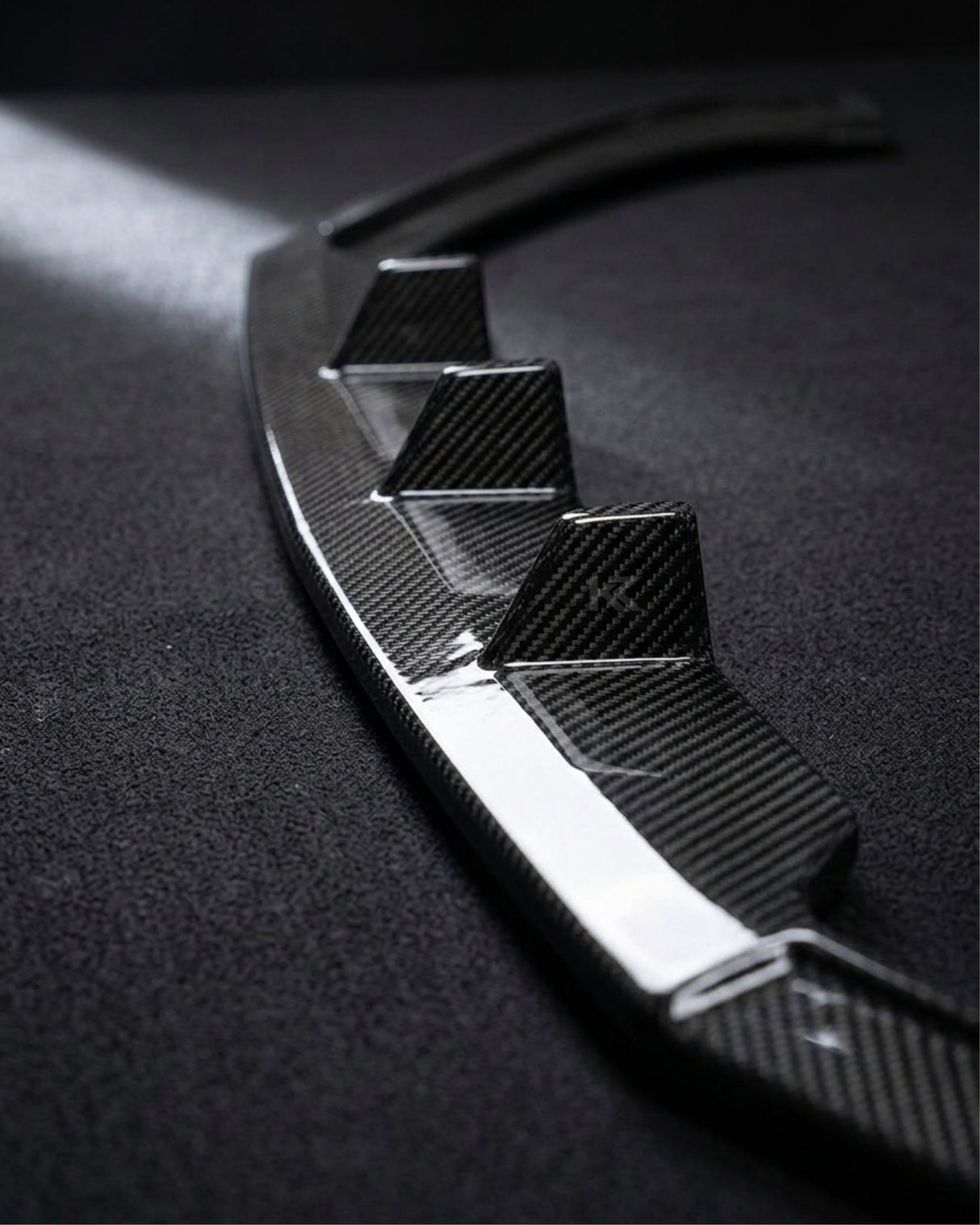 2012–2016 Audi S5 8T Facelift Coupe & Sportback Single Deck Front Bumper Lip – Carbon Fiber