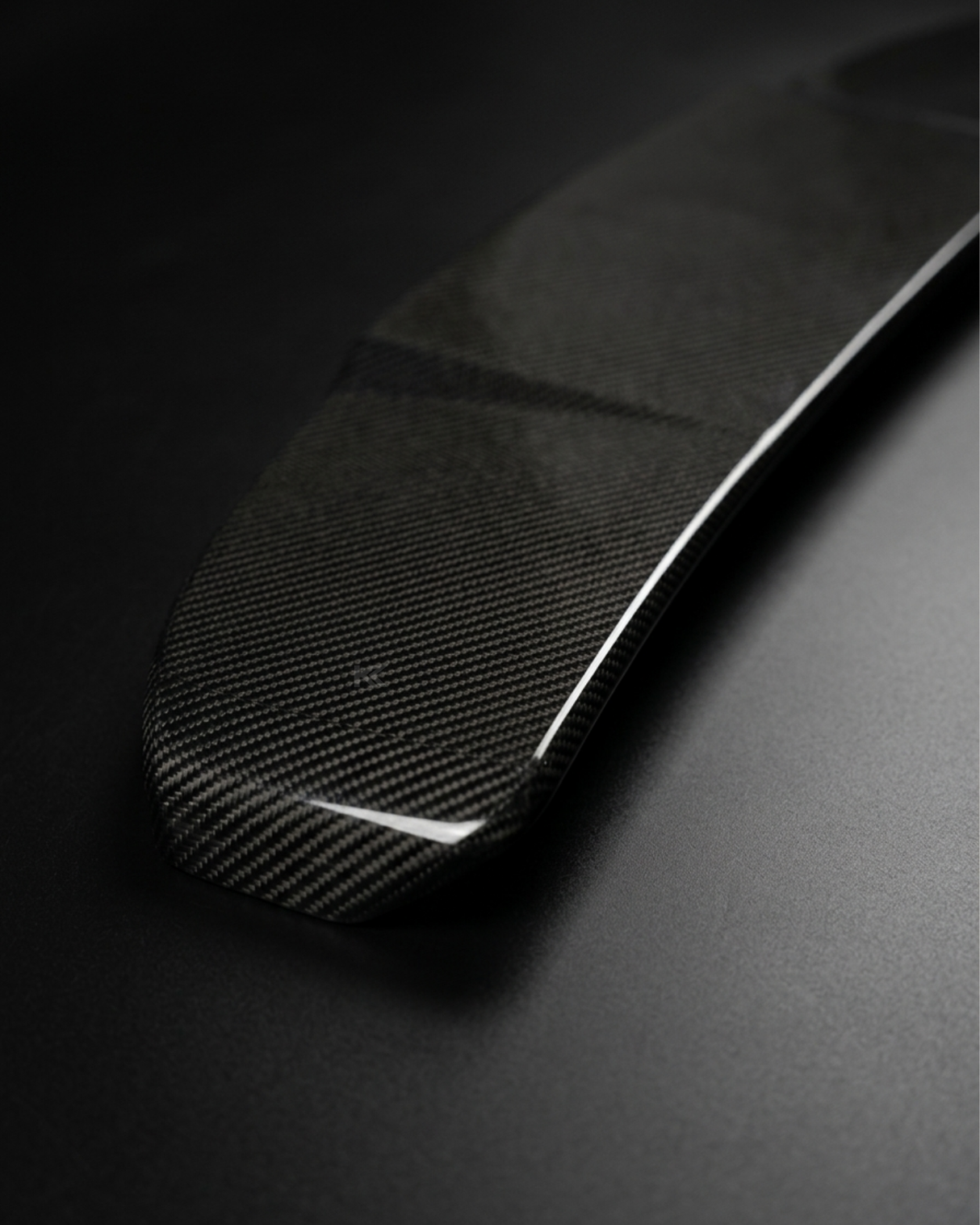2012–2018 Audi A6 C7 Avant A Style Rear Roof Spoiler Extension – Carbon Fiber