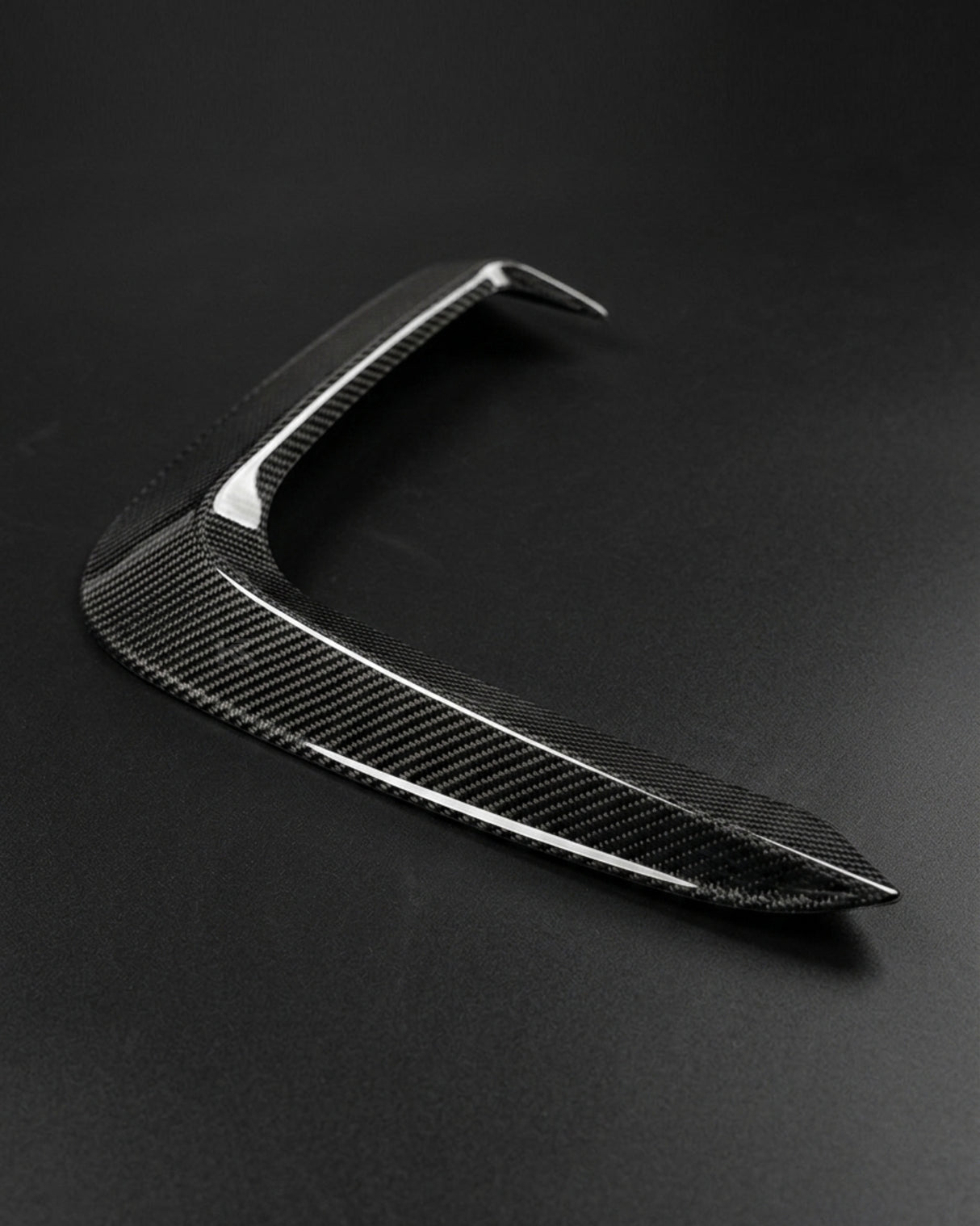 2017–2019 Audi A5 S-Line / S5 B9 Front Bumper Canards – Carbon Fiber