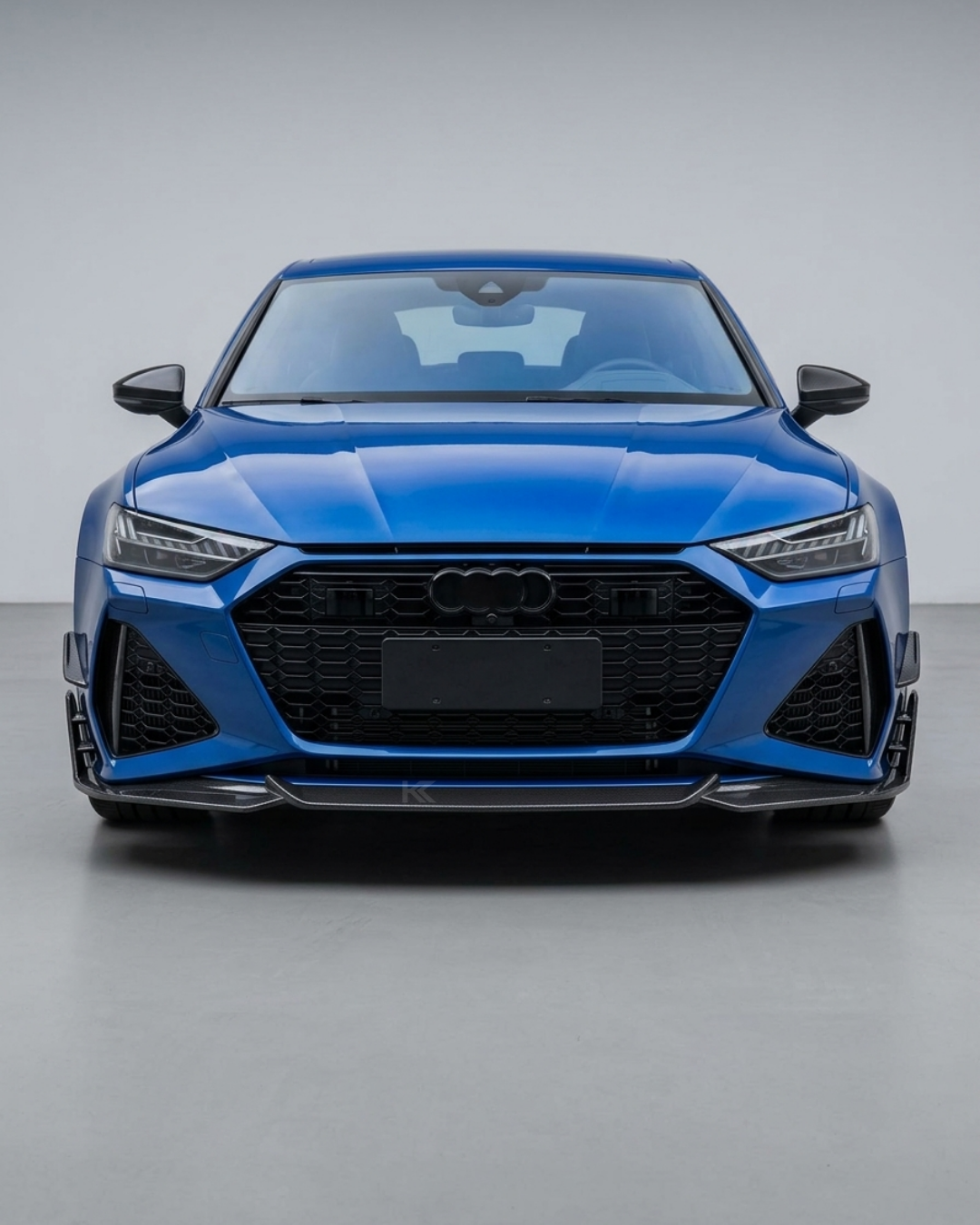 2020–2023 Audi RS7 C8 Sportback Front Bumper Splitter – Pre-Preg Dry Carbon Fiber
