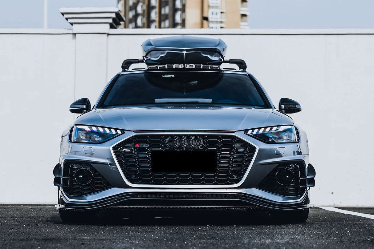 DarwinPRO 2020-2024 Audi RS4 B9.5 BKSS Style Carbon Fiber Front Lip