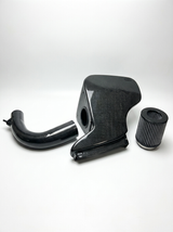 VW Golf MK7 EA211 1.4T Dry Carbon Fiber High Flow Cold Air Intake System 2015 - 2021 OE KD4243BK