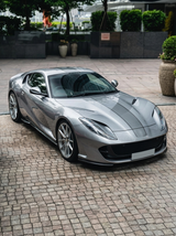 2017 - 2021 Ferrari 812 Superfast GTS Polished Side Skirts - Dry Carbon Fiber