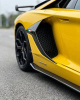 2011–2022 Lamborghini Aventador SVJ Style Side Skirts – Dry Carbon Fiber