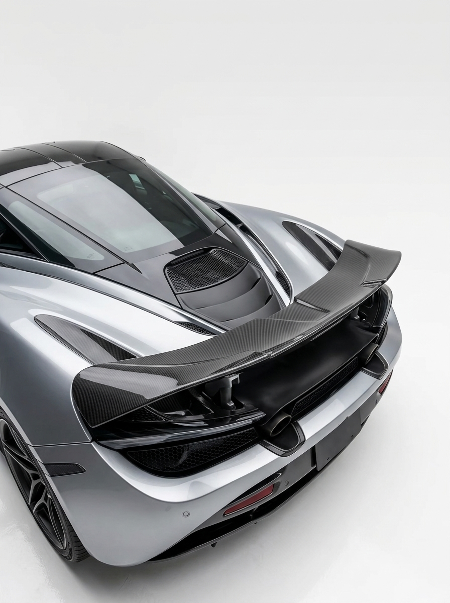 McLaren 720S Spider Dry Carbon Fiber Rear Spoiler Wing 2017 - 2019
