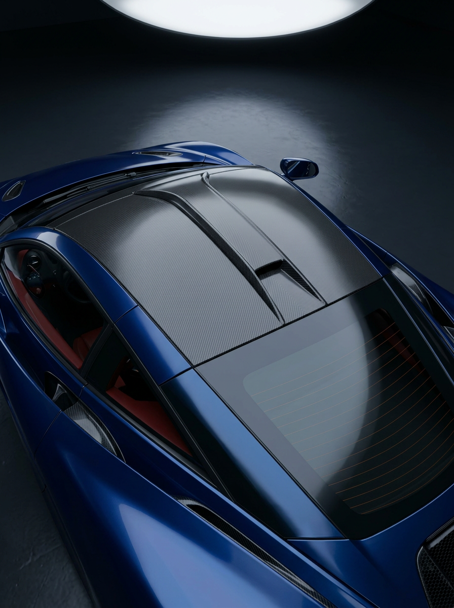 McLaren 720S Spider Dry Carbon Fiber Roof Cover 2017 - 2019