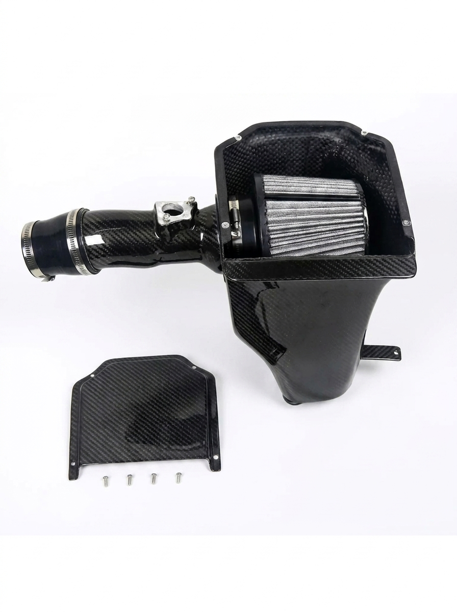 Honda Civic 10th Gen FK7 L15B 1.5T Dry Carbon Fiber High Flow Cold Air Intake System 2016 - 2021 OE KD4239BK
