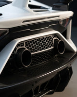 2011–2021 Lamborghini Aventador SVJ Style Rear Bumper – Dry Carbon Fiber