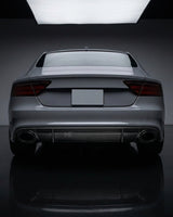2014–2018 Audi RS7 C7 4G Sportback Factory Style Rear Bumper Diffuser – Dry Carbon Fiber