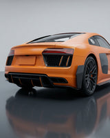 2016–2019 Audi R8 V10 / V10 Plus Coupe 4S Gen 2 Rear Bumper Blades – Carbon Fiber