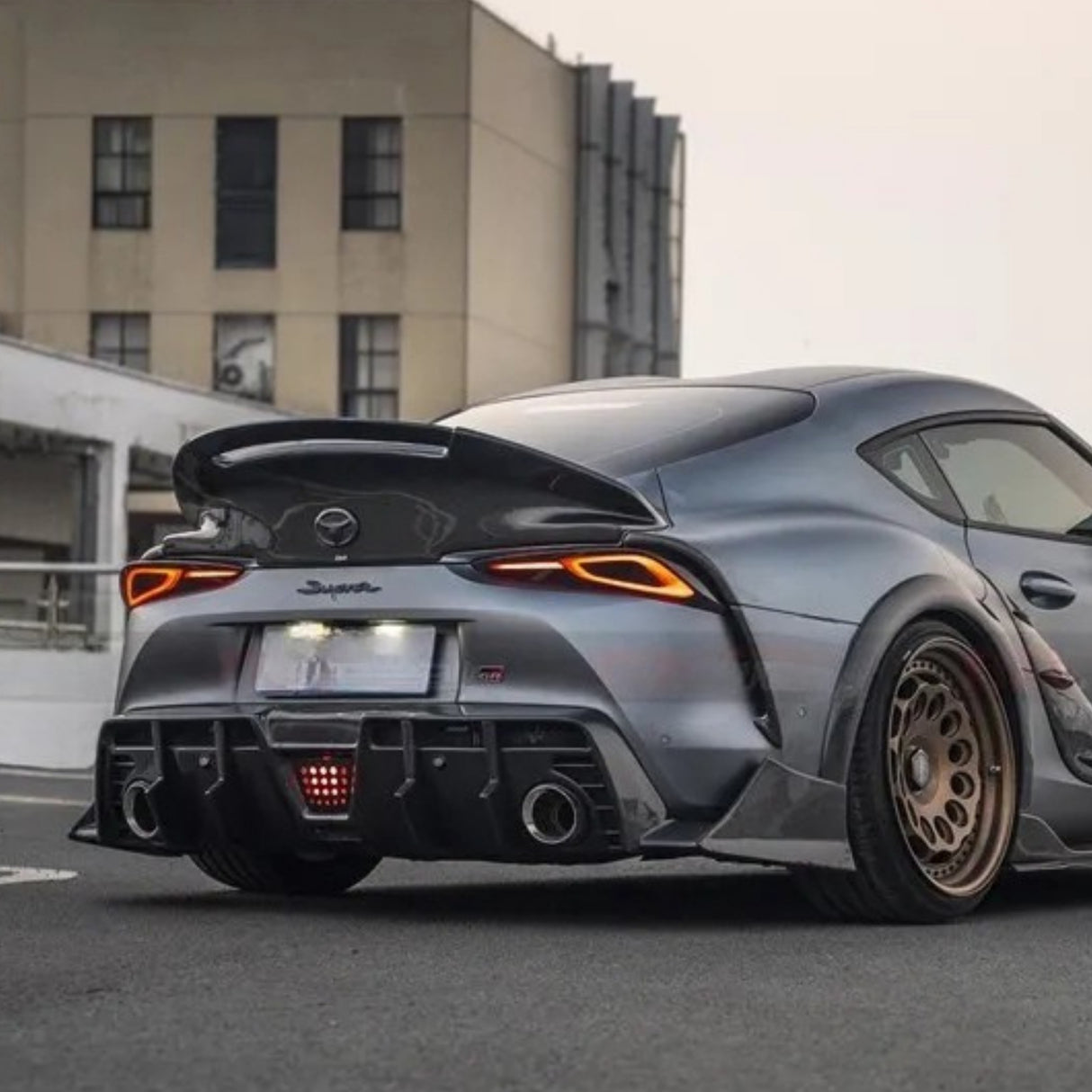Carbon Fiber Rear Wing Aero Kit – Toyota Supra A90