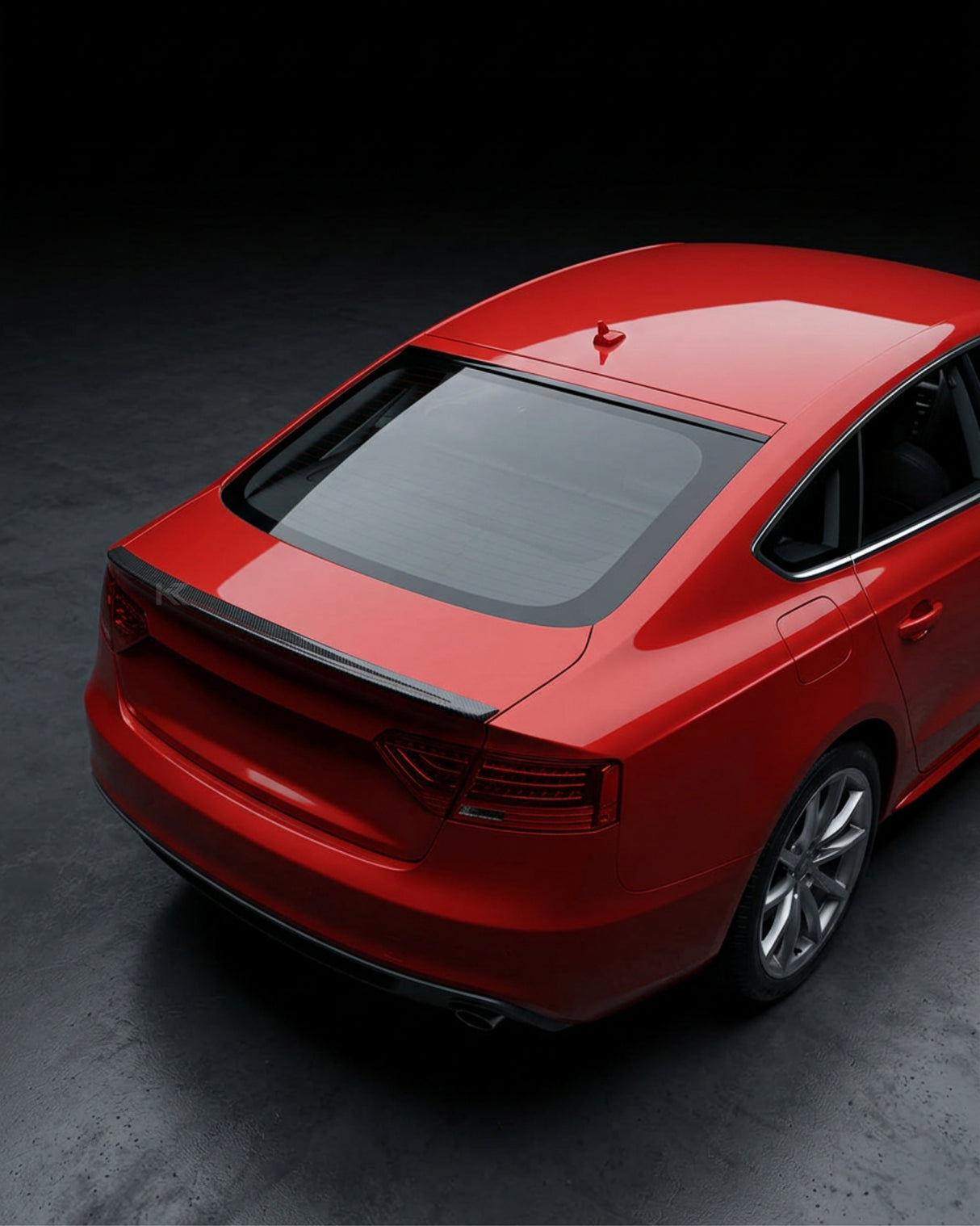 2009–2016 Audi A5 / A5 S-Line B8 8T Sportback Ducktail Rear Trunk Spoiler – Carbon Fiber