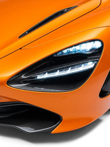 McLaren 720S Spider Dry Carbon Fiber Headlight Bezel Trim 2017 - 2019 Pair