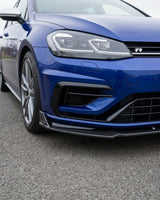 2017–2019 Volkswagen Golf R / R-Line MK7.5 Front Spoiler Lip – Carbon Fiber