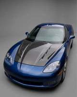 2005–2013 Chevrolet Corvette C6 H-Design Style Hood – Carbon Fiber