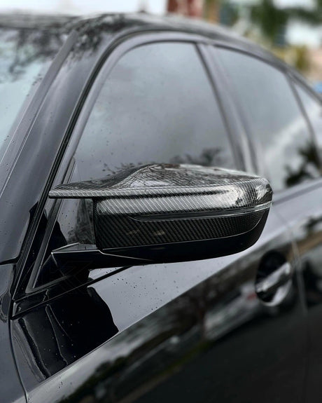 BMW 2 Series G87 3 Series G20/G28 M3 Style Carbon Fiber Side Mirror Housing (2019 - 2024) - K2 Industries