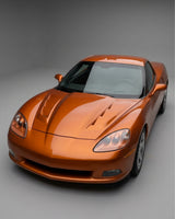 2005–2013 Chevrolet Corvette C6 H-Design Style Hood (1-Piece) – Fiberglass (FRP)