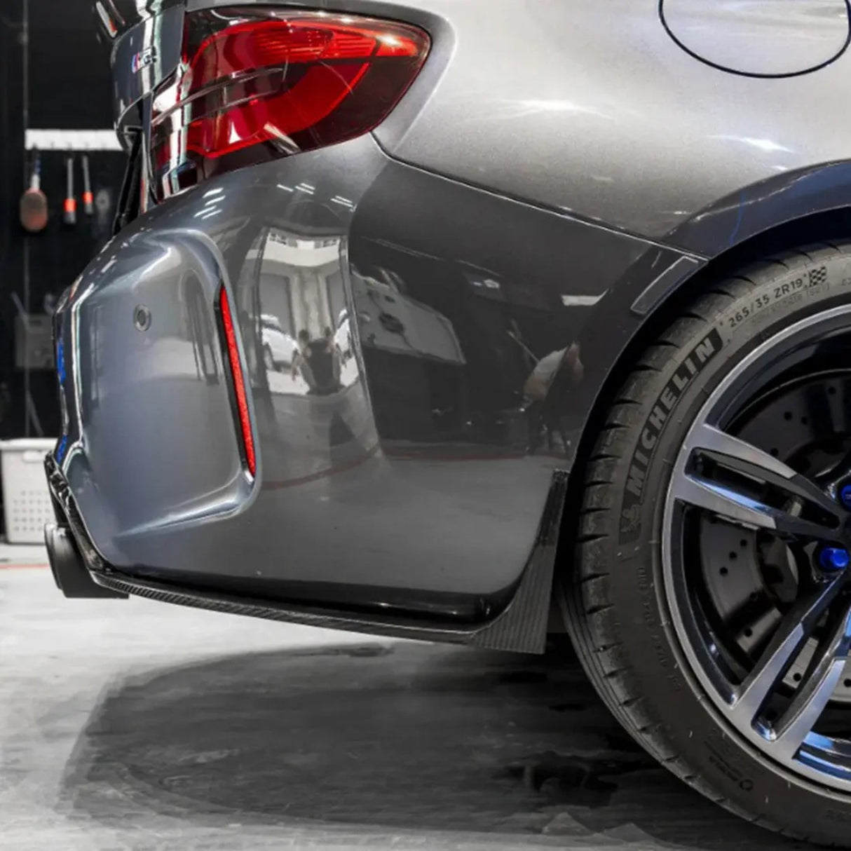 BMW 2 Series F87 Dry Carbon Fiber "KB" Style Diffuser (2014-2021)